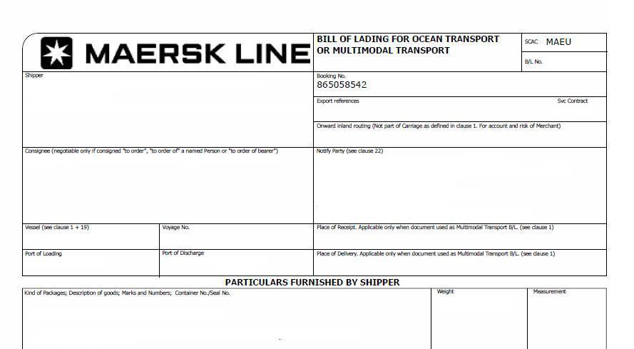 mbl-maersk-example